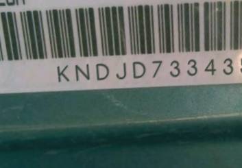 VIN prefix KNDJD7334351