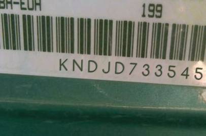VIN prefix KNDJD7335453