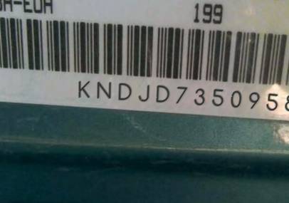 VIN prefix KNDJD7350958