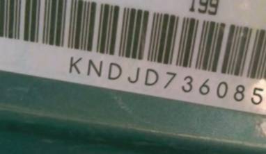 VIN prefix KNDJD7360858
