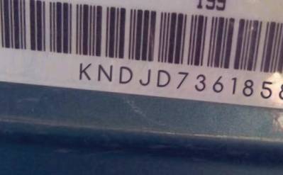 VIN prefix KNDJD7361858