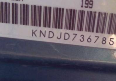 VIN prefix KNDJD7367857