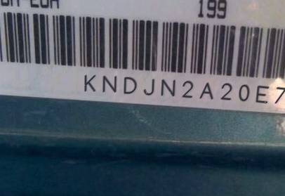 VIN prefix KNDJN2A20E71