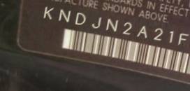 VIN prefix KNDJN2A21F77