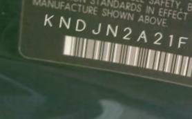 VIN prefix KNDJN2A21F78