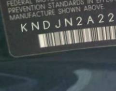 VIN prefix KNDJN2A22F77