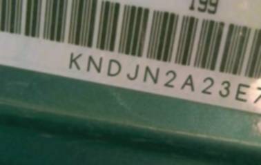 VIN prefix KNDJN2A23E77