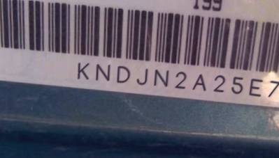 VIN prefix KNDJN2A25E77