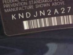 VIN prefix KNDJN2A27F77