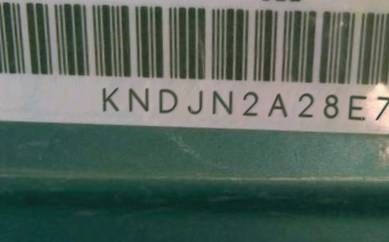 VIN prefix KNDJN2A28E71