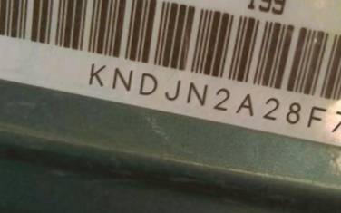 VIN prefix KNDJN2A28F71