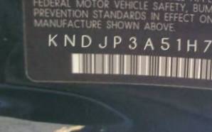 VIN prefix KNDJP3A51H78