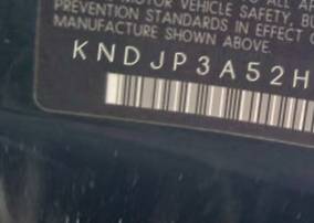 VIN prefix KNDJP3A52H74
