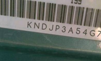 VIN prefix KNDJP3A54G72