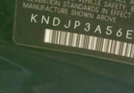VIN prefix KNDJP3A56E71