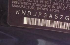 VIN prefix KNDJP3A57G72
