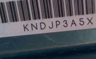 VIN prefix KNDJP3A5XG78