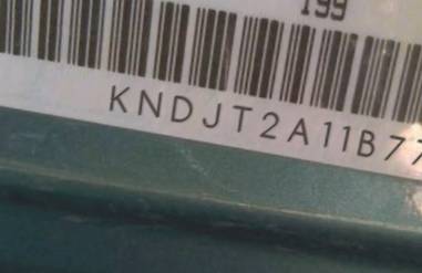 VIN prefix KNDJT2A11B77