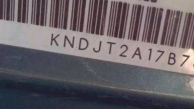 VIN prefix KNDJT2A17B73