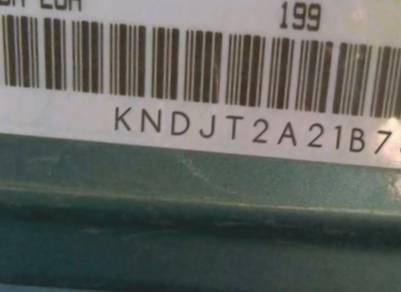 VIN prefix KNDJT2A21B73