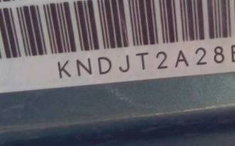 VIN prefix KNDJT2A28B71
