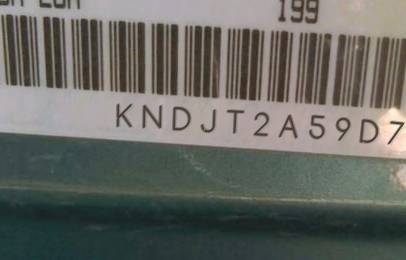 VIN prefix KNDJT2A59D77