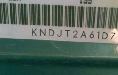 VIN prefix KNDJT2A61D76