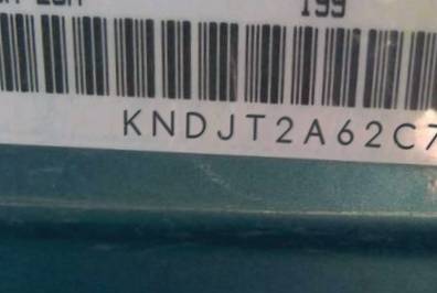 VIN prefix KNDJT2A62C74