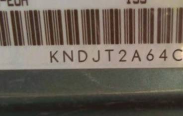 VIN prefix KNDJT2A64C73