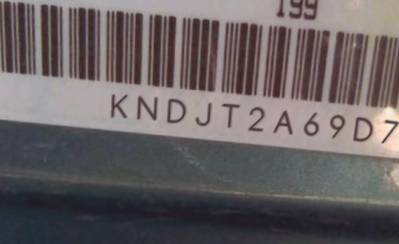 VIN prefix KNDJT2A69D75