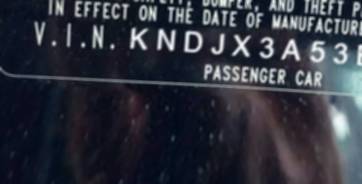 VIN prefix KNDJX3A53E77