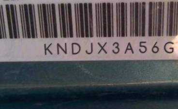 VIN prefix KNDJX3A56G73