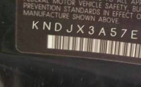 VIN prefix KNDJX3A57E70