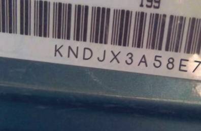 VIN prefix KNDJX3A58E71