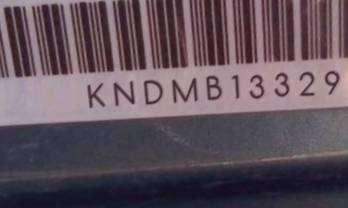 VIN prefix KNDMB1332962