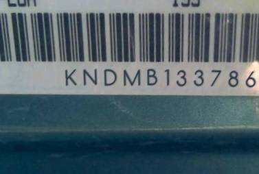 VIN prefix KNDMB1337862