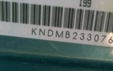 VIN prefix KNDMB2330761