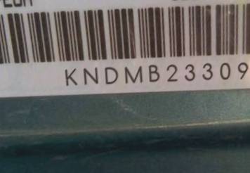 VIN prefix KNDMB2330963