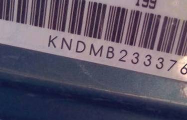 VIN prefix KNDMB2333761