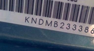 VIN prefix KNDMB2333862