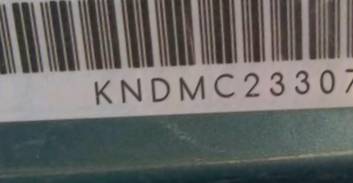 VIN prefix KNDMC2330760