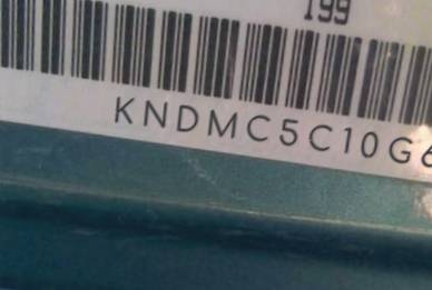 VIN prefix KNDMC5C10G61