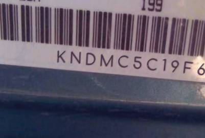 VIN prefix KNDMC5C19F60