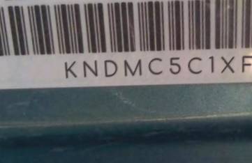 VIN prefix KNDMC5C1XF60