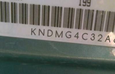 VIN prefix KNDMG4C32A63