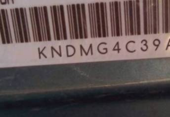 VIN prefix KNDMG4C39A63