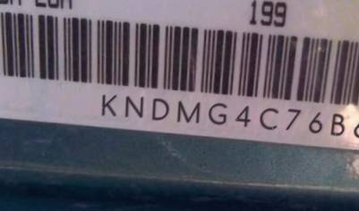 VIN prefix KNDMG4C76B63