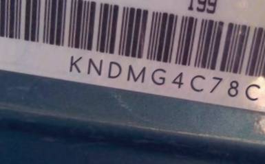 VIN prefix KNDMG4C78C64