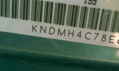 VIN prefix KNDMH4C78E65