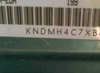 VIN prefix KNDMH4C7XB63